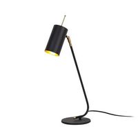 lampara de mesa sivani-mr-611 oro negro hierro 8x26x55 cm