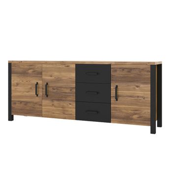 Bufé 3 puertas 3 cajones tableros de aglomerado laminados madera