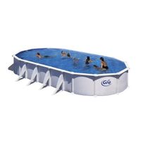 conjunto piscina oval 910x475x132cm