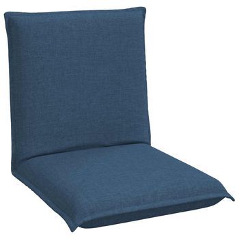 Sillón Ajustable Azul Tela Vidaxl