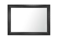 espejo de poliestireno negro 105x74x3 cm