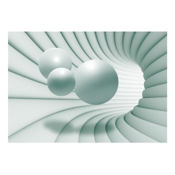 Papel Pintado 3d - In The Green Tunnel (400x280 Cm)