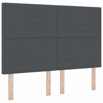 Cabecero，panel De Cabecero Gris Oscuro 160 Cm Tela De Pana