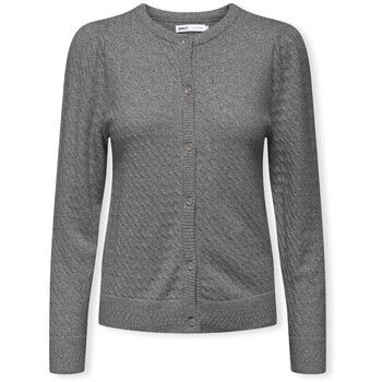Only Jersey Katia Life Knit - Medium Grey Melange para mujer