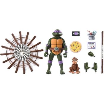 Figura Ultimate Donatello Does Machines Tmnt Las Tortugas Ninja Articulada 18 Cms
