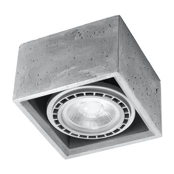 Foco de superficie meni 1 luz, cemento