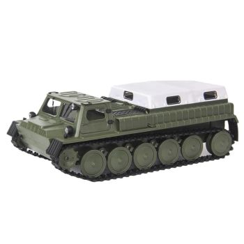 Vehículo de transporte de rastreador WPL E1 controlado a distancia con control proporcional completo