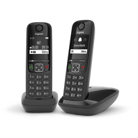 dect gigaset as690 duo black black in
