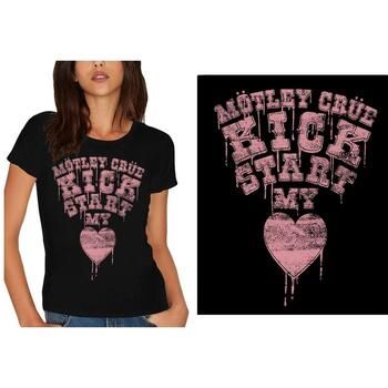Motley Crue Camiseta manga larga Kick Start My Heart para mujer