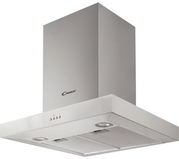 CMB655X Chimney Cooker Hood - Stainless Steel, Stainless Steel