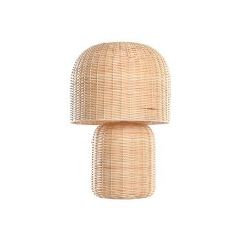 Lampara Sobremesa Ratan 40x40x61 Beige