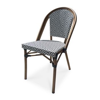Sillón De Jardín Apilable De Aluminio