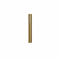 doccetta color oro en acero 316l con acabado pvd y conexion universal compatible
