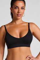 hunkemoller bralette triangular dide negro