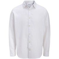 jack  jones camisa manga larga 12289174 summer linen-white para hombre