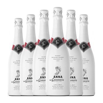 Codorníu Anna Blanc De Blancs Brut Cava Reserva 75 Cl 12% Vol. (pack De 6 Unidades)