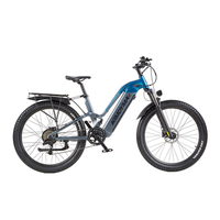 bicicleta electrica de facil acceso kimdyma k02 con bateria samsung y sensor de par azul