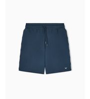 emporio armani para hombre em000495af18887 bermudas de estar por casa en punto con cinta con logotipo marino m casual algodon