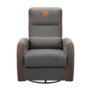 Butaca gaming COUGAR CGR-FDF-GRO 150kg Tela Gris/Naranja Reposabrazos acolchados Ergonomía Pro