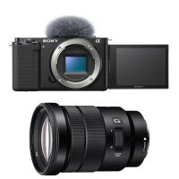 camara mirrorless sony alpha zv-e10 242 mp zoom optico 6x sensor aps-c wifi 4k grabacion vlog