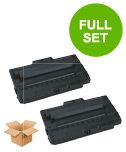 compatible twin pack ricoh 402455 black toner cartridges 2 pack