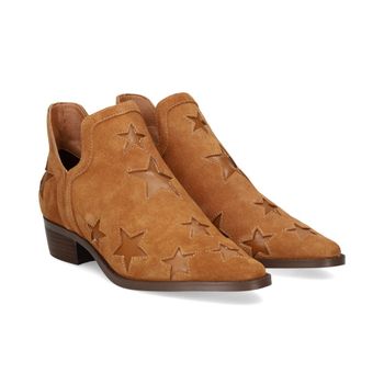 Befree Botines Planos Mujer - Marrón Talla 39