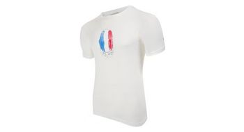 Camiseta de manga corta lebram  amp  sport period poupou marshmallow   blanco