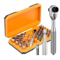 destornillador de trinquete 42 en 1 kit de herramientas manuales portatiles con mango pequeno magnetico inalambrico de precision para reparacion del hogar