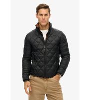 superdry para hombre m5012145a chaqueta acolchada fuji lite negro s casual poliester