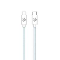 celly usbcusbccottlb cable usb 15 m usb c 60 w azul blanco
