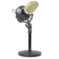 microfono vonyx cm400b condensador xlr cardioide con soporte y filtro antipop