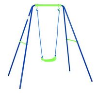 columpio infantil para jardin  3 anos juego para ninos de metal outdoor toys 142x142x180 cm carga hasta 45 kg