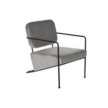 Butaca Poliester Metal 55x71x72 Gris