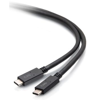 Cable USB-C macho a USB-C macho C2G 2 m USB 3.2 Gen 1 5 Gbps Negro