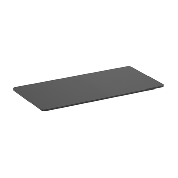 Tablero Para Escritorio Con Bordes Redondeados 150 X 75 Cm, Carbono