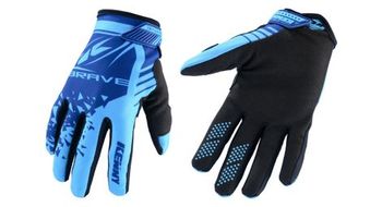 Par de guantes azules kenny brave