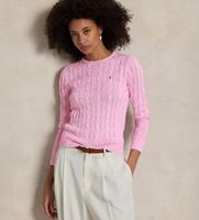 polo ralph lauren para mujer 211971869010 jersey de algodon en punto de ochos rosa l casual