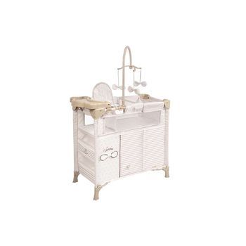 Armario Cambiador Plegable Verona Con Accesorios  Para Muñecas De Hasta 42 Cm. 60x32x70 Cm