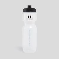 botella de agua deportiva de myprotein - transparentenegro