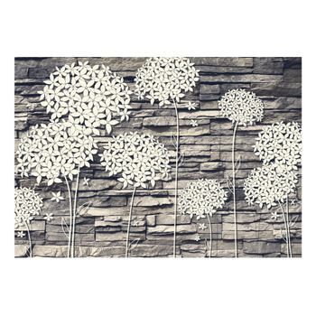 Papel Pintado 3d - Stones Flowers (400x280 Cm)
