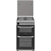 hd5g00ccss 50 cm gas cooker - silver silver