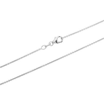 Cadena ancla plata rodiado 0,5mm