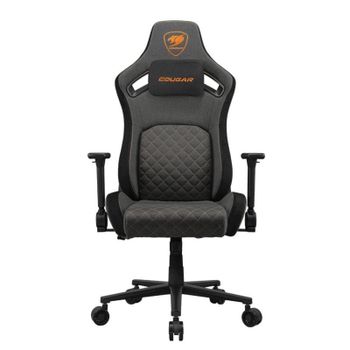 Silla gaming COUGAR CGR-DFF-GRB tela negro gris naranja respaldo ajustable reposabrazos 4D 120kg
