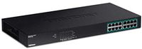 trendnet tpe-tg160g switch gigabit poe de 16 puertos potencia poe de 246 w capacidad de conmutacion de 32 gbps