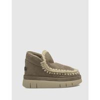mou botines botin bounce welt sneaker suede gris para mujer