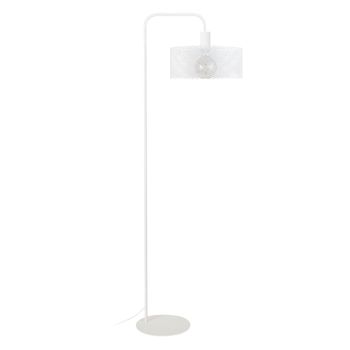 Lámpara para leer metal blanco pantalla blanco