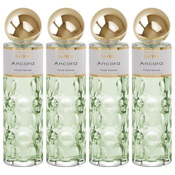 Pack De 4 Eau De Parfum Mujer Saphir Ancora 200ml
