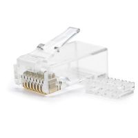 nanocable conectores para cable de red rj45 utp cat6 50 unidades
