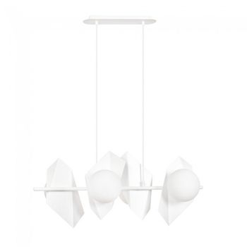 Regleta de techo escena blanco (4 luces)