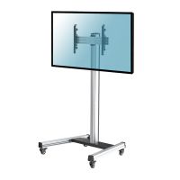 kimex soporte de suelo movil para tv 32-75 altura 175cm vesa 600x400 max 50kg
